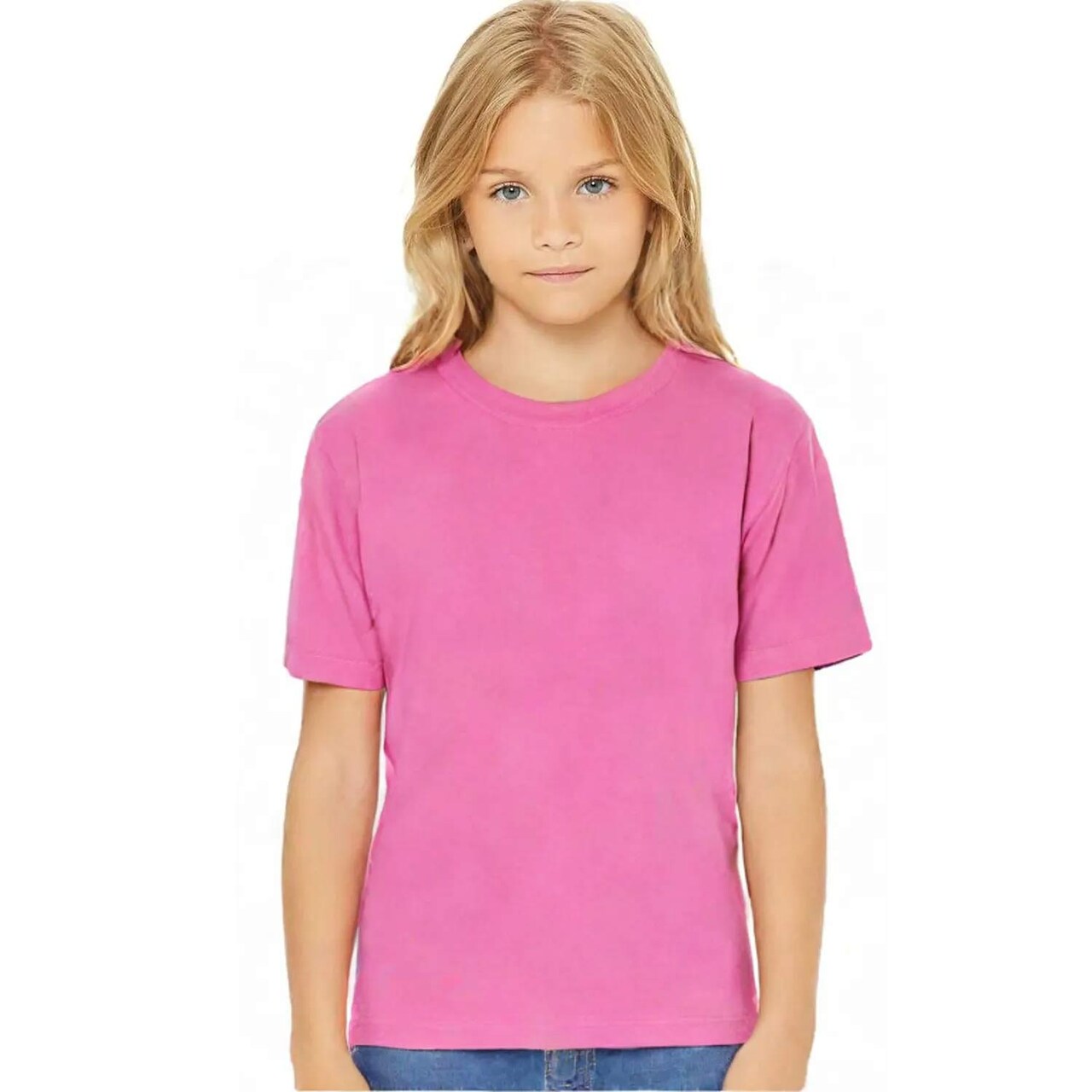 12 Pack Gildan Heavy Cotton Youth Crewneck Short Sleeve T-Shirt for School Event Wear & Custom Printing Blank Tee